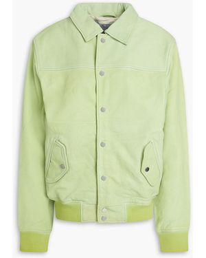 DEADWOOD Coach Leather Jacket - Green