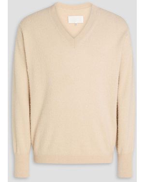 Maison Margiela Cashmere And Cotton-Blend Jumper - Natural