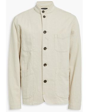 Rag & Bone Emerson Cotton And Hemp-Blend Canvas Overshirt - White