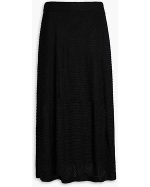 Zimmermann Crochet-knit Skirt - Black