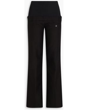 Coperni Crepe Bootcut Trousers - Black
