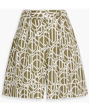 Diane von Furstenberg Balbino bedruckte shorts aus webstoff - Weiß