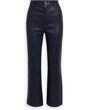 FRAME The Reboot Leather Pants - Blue