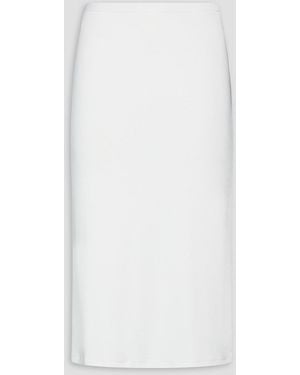 TOVE Stretch-jersey Midi Skirt - White