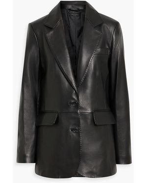 Rag & Bone Ash Leather Blazer - Black