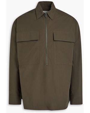 Studio Nicholson Cotton-poplin Shirt - Green