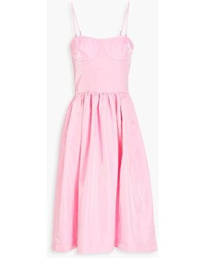 Stella Nova Montana gerafftes kleid aus organza - Pink
