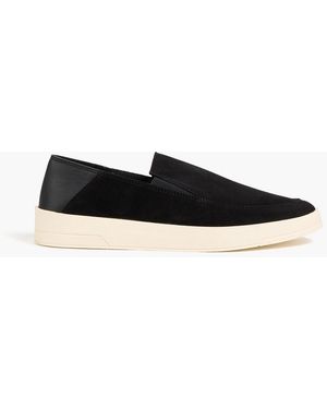 Frescobol Carioca Suede Loafers - Black