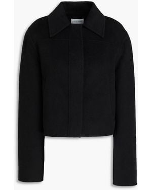 Loulou de Saison Zhanna Wool And Cashmere-blend Felt Jacket - Black