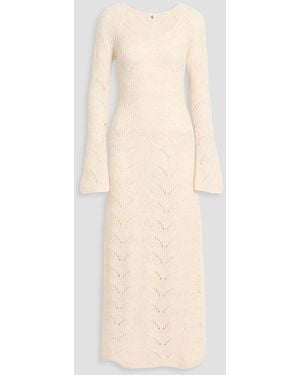 THE GARMENT Verbier Brushed Pointelle-Knit Maxi Dress - Natural
