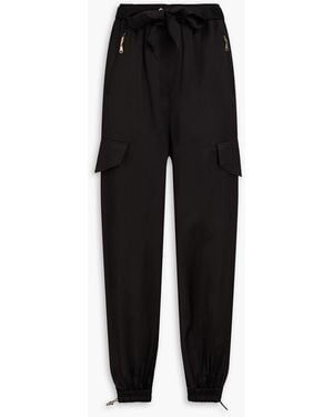 Zimmermann Shantung Cargo Trousers - Black