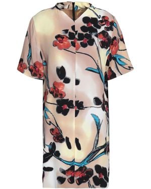 Marni Printed Crepe Tunic - Natural