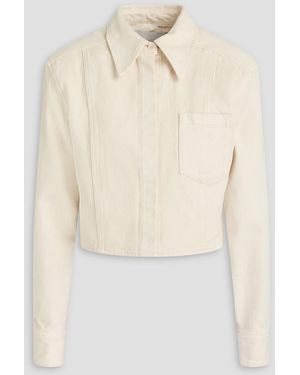 3.1 Phillip Lim Cropped Denim Jacket - Natural