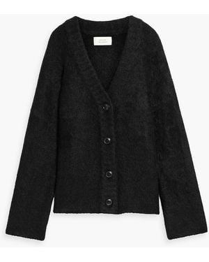 Loulou de Saison Lynn Alpaca-Blend Cardigan - Black