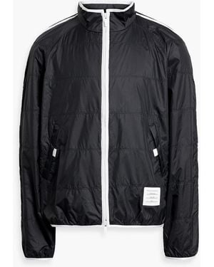 Thom Browne Quilted Ripstop Track Jacket - Black