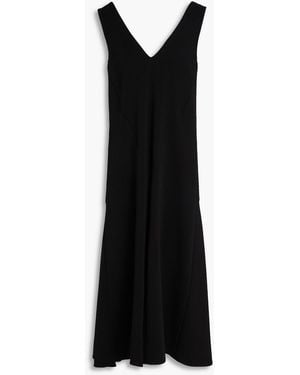 A.Emery Raven Crepe Midi Slip Dress - Black