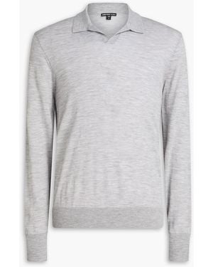 James Perse Cashmere Polo Jumper - White