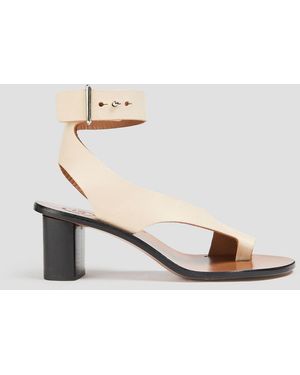 Atp Atelier Volparo Leather Sandals - White