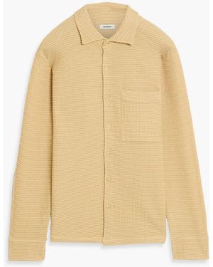 Sandro Waffle-Knit Shirt - Natural