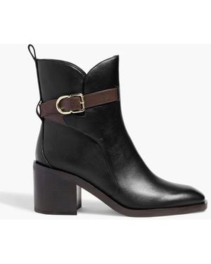 3.1 Phillip Lim Alexa Leather Ankle Boots - Black