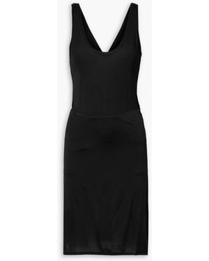 Peter Do Convertible Stretch-jersey Mini Dress - Black