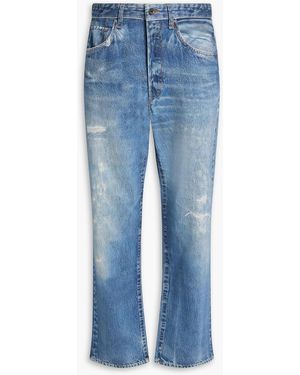Rag & Bone Fit 4 Miramar Printed Cotton-fleece Trousers - Blue