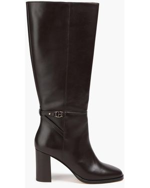 Claudie Pierlot Leather Knee Boots - Black