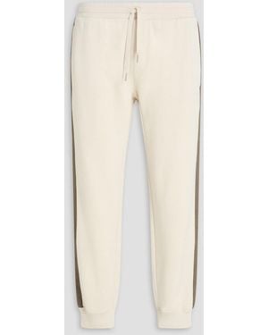 Rag & Bone Cropped French Cotton-Blend Terry Sweatpants - White