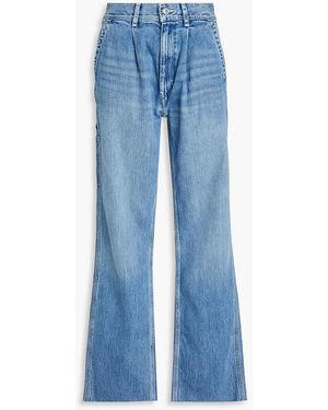 RE/DONE High-rise Wide-leg Jeans - Blue