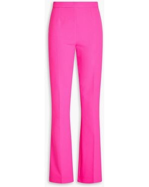 Safiyaa Alexa Crepe Flared Trousers - Pink