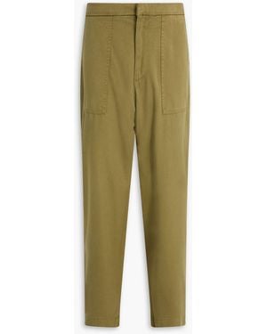 Officine Generale Twill Trousers - Green