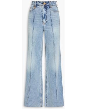 Zimmermann High-Rise Wide-Leg Jeans - Blue