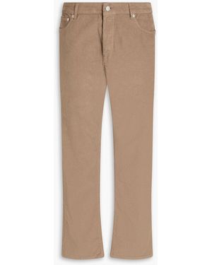 Officine Generale James Cotton-Corduroy Trousers - Natural