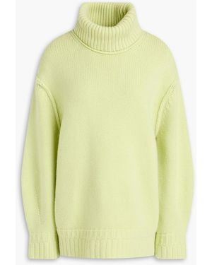 Jonathan Simkhai Wool And Cashmere-Blend Turtleneck Sweater - Yellow