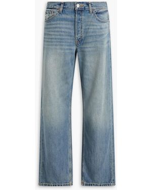 RE/DONE High-Rise Straight-Leg Jeans - Blue