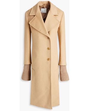 3.1 Phillip Lim Double-breasted Felt Coat - Natural