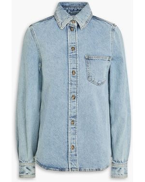 TOTEME Acid-Wash Denim Shirt - Blue