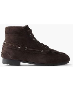 Bally Paphos Suede Ankle Boots - Brown
