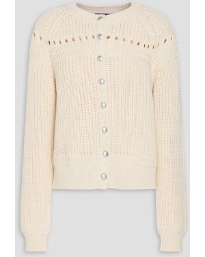 Rag & Bone Kathryn Ribbed Cotton-Blend Cardigan - Natural