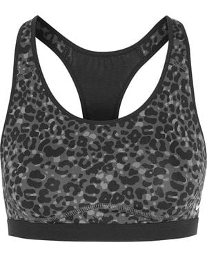 Nike Pro Fierce Printed Dri-Fit Stretch-Jersey Sports Bra - Black
