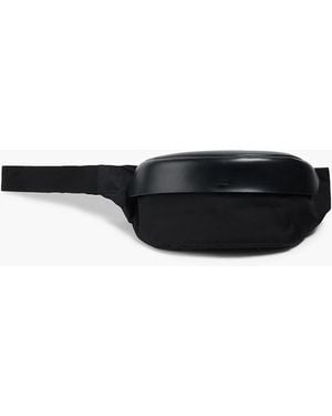 Jil Sander Shell And Leather Belt Bag - Black