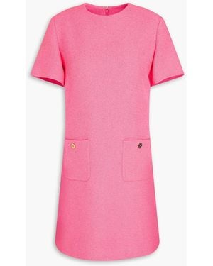 Moschino Cotton-blend Tweed Mini Dress - Pink