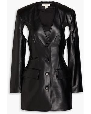 Matériel Cutout Mini Dress - Black