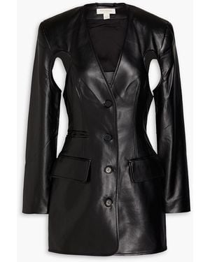 Matériel Cutout Mini Dress - Black
