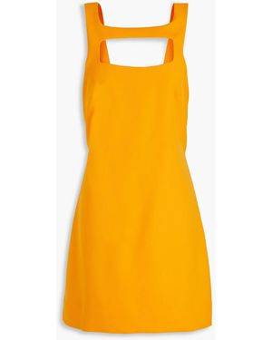 Ba&sh Teop Cutout Crepe Mini Dress - Orange