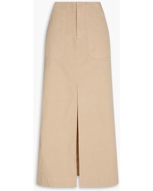 Rag & Bone Leyton Cotton Maxi Skirt - Natural
