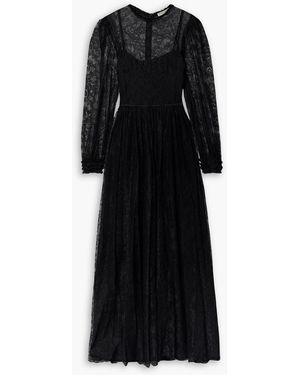 Ulla Johnson Josephine Chantilly Lace Gown - Black