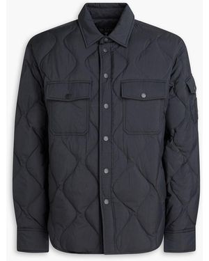 Rag & Bone Dane Quilted Shell Overshirt - Black
