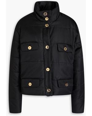 Moschino Quilted Shell Jacket - Black
