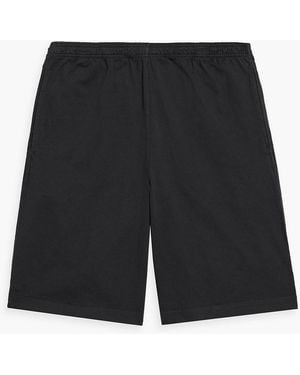 Acne Studios Cotton-jersey Drawstring Shorts - Black